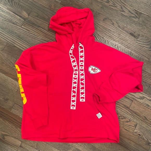 DKNY Tops - DKNY Hooded Chiefs Shirt